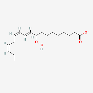 (10E,12Z,15Z)-9-hydroperoxyoctadeca-10,12,15-trienoate