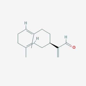 molecular formula C15H22O B1264113 Germacra-1(10),4,11(13)-trien-12-al 