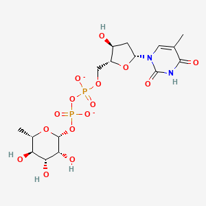 dTDP-6-deoxy-beta-L-mannose(2-)