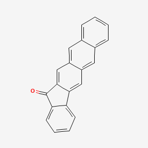 molecular formula C21H12O B12641156 13H-Indeno(1,2-b)anthracen-13-one CAS No. 86853-99-8