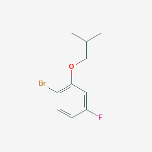 molecular formula C10H12BrFO B12641172 1-Bromo-2-iso-butyloxy-4-fluorobenzene 