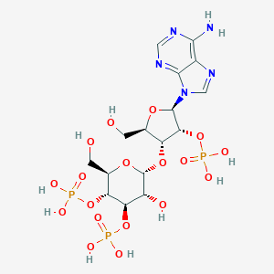 molecular formula C16H26N5O18P3 B126412 Adenophostin A CAS No. 149091-92-9