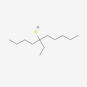 molecular formula C12H26S B12641259 5-Ethyldecane-5-thiol CAS No. 80867-37-4