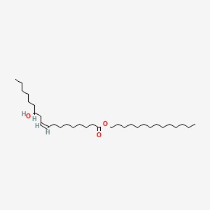 molecular formula C32H62O3 B12641263 Tetradecyl (R)-12-hydroxyoleate CAS No. 93980-69-9