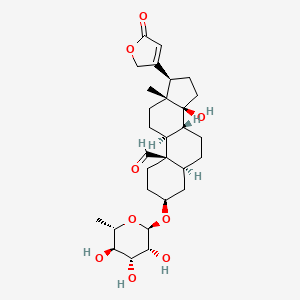 Corotoxigenin-3-o-alpha-L-rhamnopyranoside