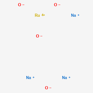 molecular formula Na3O4Ru- B12641302 Trisodium ruthenium tetraoxide CAS No. 51429-86-8