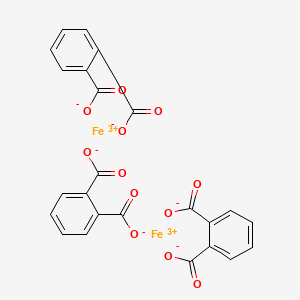molecular formula C24H12Fe2O12 B12641308 iron(3+);phthalate CAS No. 52118-12-4