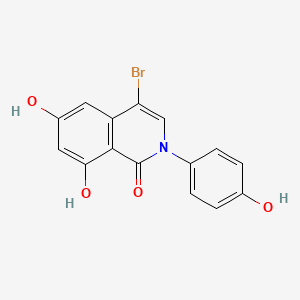 4-bromo-6,8-dihydroxy-2-(4-hydroxyphenyl)isoquinolin-1(2H)-one