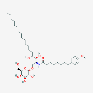 1-O-(alpha-D-galactopyranosyl)-N-[8-(4-methoxyphenyl)octanoyl]phytosphingosine