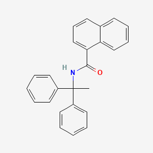 molecular formula C25H21NO B12641419 N-(1,1-Diphenylethyl)naphthalene-1-carboxamide CAS No. 920300-12-5