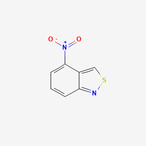 molecular formula C7H4N2O2S B12641427 4-Nitro-2,1-benzisothiazole CAS No. 24245-98-5