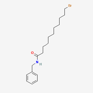 molecular formula C18H28BrNO B12641513 N-Benzyl-11-bromoundecanamide CAS No. 71322-53-7