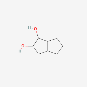 molecular formula C8H14O2 B12641516 Octahydropentalene-1,2-diol CAS No. 78430-44-1