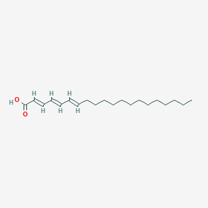 molecular formula C20H34O2 B12641557 Icosa-2,4,6-trienoic acid CAS No. 27070-56-0