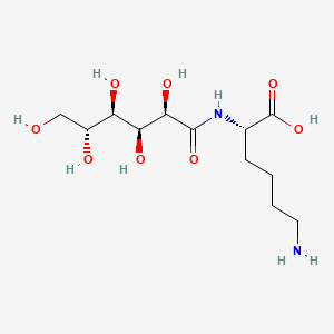 molecular formula C12H24N2O8 B12641566 N2-D-Gluconoyl-L-lysine CAS No. 94071-00-8