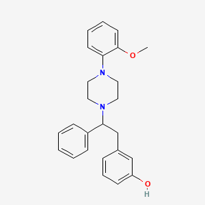 molecular formula C25H28N2O2 B12641642 Diphenpipenol CAS No. 83374-54-3