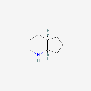 molecular formula C8H15N B12641657 trans-Octahydro-1H-1-pyrindine CAS No. 39494-05-8