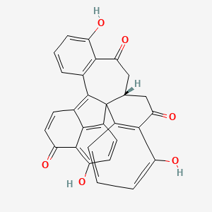 molecular formula C29H18O6 B1264176 Dalesconol A 