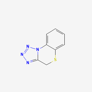 molecular formula C8H6N4S B12641764 4H-Tetrazolo(5,1-c)(1,4)benzothiazine CAS No. 83443-01-0