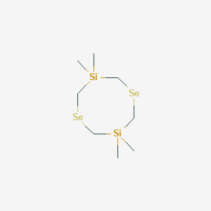 molecular formula C8H20Se2Si2 B12641774 3,3,7,7-Tetramethyl-1,5,3,7-diselenadisilocane CAS No. 920513-66-2