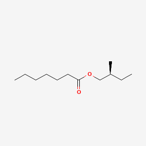 molecular formula C12H24O2 B12641787 2-Methylbutyl heptanoate CAS No. 55195-33-0