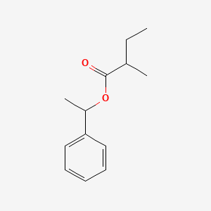 molecular formula C13H18O2 B12641793 1-Phenylethyl 2-methylbutyrate CAS No. 87708-44-9