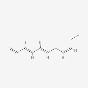 molecular formula C11H16 B12641866 (E,E,Z)-Undeca-1,3,5,8-tetraene CAS No. 50277-31-1
