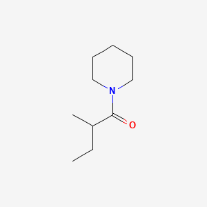 molecular formula C10H19NO B12641868 1-(2-Methylbutyryl)piperidine CAS No. 46034-20-2