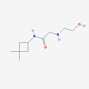 molecular formula C10H20N2O2 B12641888 N-(3,3-dimethylcyclobutyl)-2-(2-hydroxyethylamino)acetamide 