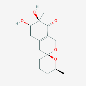 molecular formula C15H22O5 B1264191 Pestafolide A 