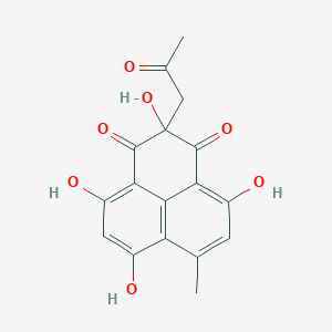 molecular formula C17H14O7 B1264192 9-Demethyl FR-901235 CAS No. 1029520-85-1