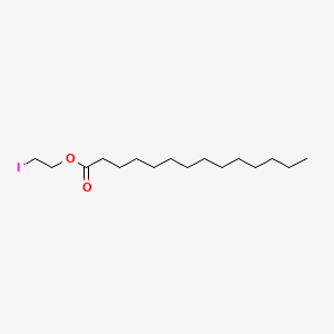 molecular formula C16H31IO2 B12641932 2-Iodoethyl myristate CAS No. 83763-20-6