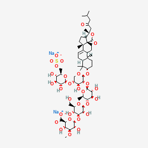 molecular formula C60H92Na2O31S B1264194 Synaptoside A 
