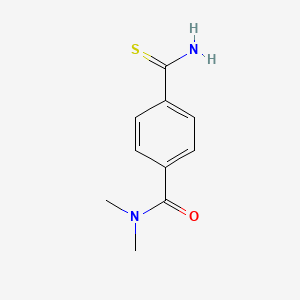molecular formula C10H12N2OS B12641981 4-Carbamothioyl-N,N-dimethylbenzamide CAS No. 920510-12-9