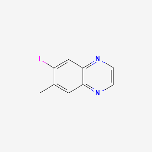 molecular formula C9H7IN2 B12642044 6-iodo-7-methylQuinoxaline 