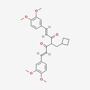 molecular formula C28H32O6 B1264205 Asc-JM-17 CAS No. 1039760-91-2