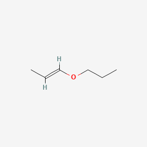 molecular formula C6H12O B12642050 Ether,1-propenyl propyl CAS No. 21087-24-1