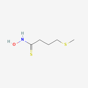 molecular formula C5H11NOS2 B1264206 4-Methylthiobutylthiohydroximate 