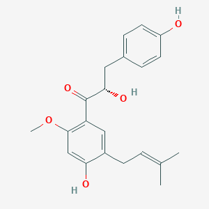 molecular formula C21H24O5 B1264209 Lespeflorin C3 