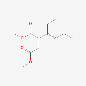 molecular formula C12H20O4 B12642133 Dimethyl 2-(hex-3-en-3-yl)butanedioate CAS No. 921200-47-7