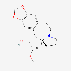 molecular formula C18H21NO4 B1264217 Cephalotaxine 