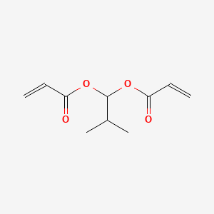 molecular formula C10H14O4 B12642177 2-Methylpropylidene diacrylate CAS No. 94231-39-7