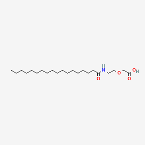molecular formula C22H43NO4 B12642307 (2-(Stearoylamino)ethoxy)acetic acid CAS No. 94107-69-4