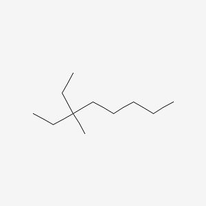 molecular formula C11H24 B12642313 Octane, 3-ethyl-3-methyl- CAS No. 17302-16-8