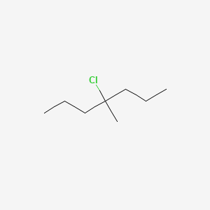 molecular formula C8H17Cl B12642334 4-Chloro-4-methylheptane CAS No. 61764-94-1