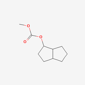 molecular formula C10H16O3 B12642388 Carbonic acid, methyl octahydro-1-pentalenyl ester CAS No. 87731-19-9