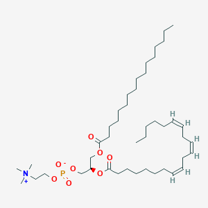 molecular formula C44H82NO8P B1264242 [(2R)-3-hexadecanoyloxy-2-[(8Z,11Z,14Z)-icosa-8,11,14-trienoyl]oxypropyl] 2-(trimethylazaniumyl)ethyl phosphate 