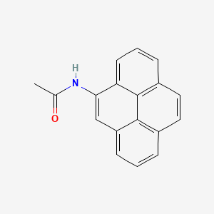 molecular formula C18H13NO B12642448 Acetamide, N-4-pyrenyl- CAS No. 120015-02-3