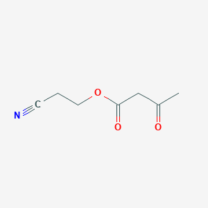 molecular formula C7H9NO3 B126425 2-Cyanoethyl 3-oxobutanoate CAS No. 65193-87-5