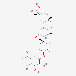 molecular formula C36H54O10 B1264252 Glycyrrhetic acid 3-O-beta-D-glucuronide 